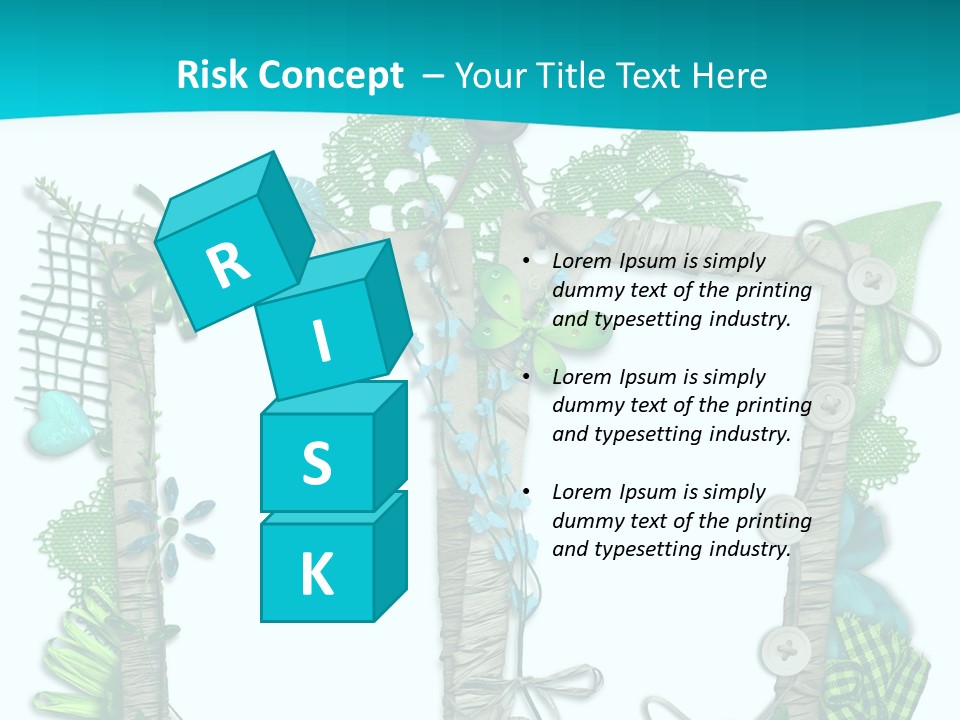 Rahmen Textur Geschm PowerPoint Template