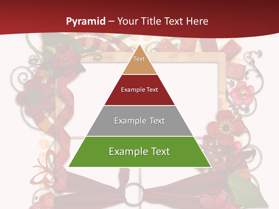 Verziert Blumen Shabby PowerPoint Template