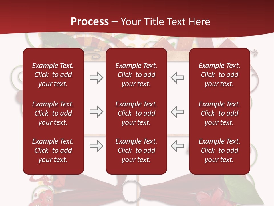 Verziert Blumen Shabby PowerPoint Template
