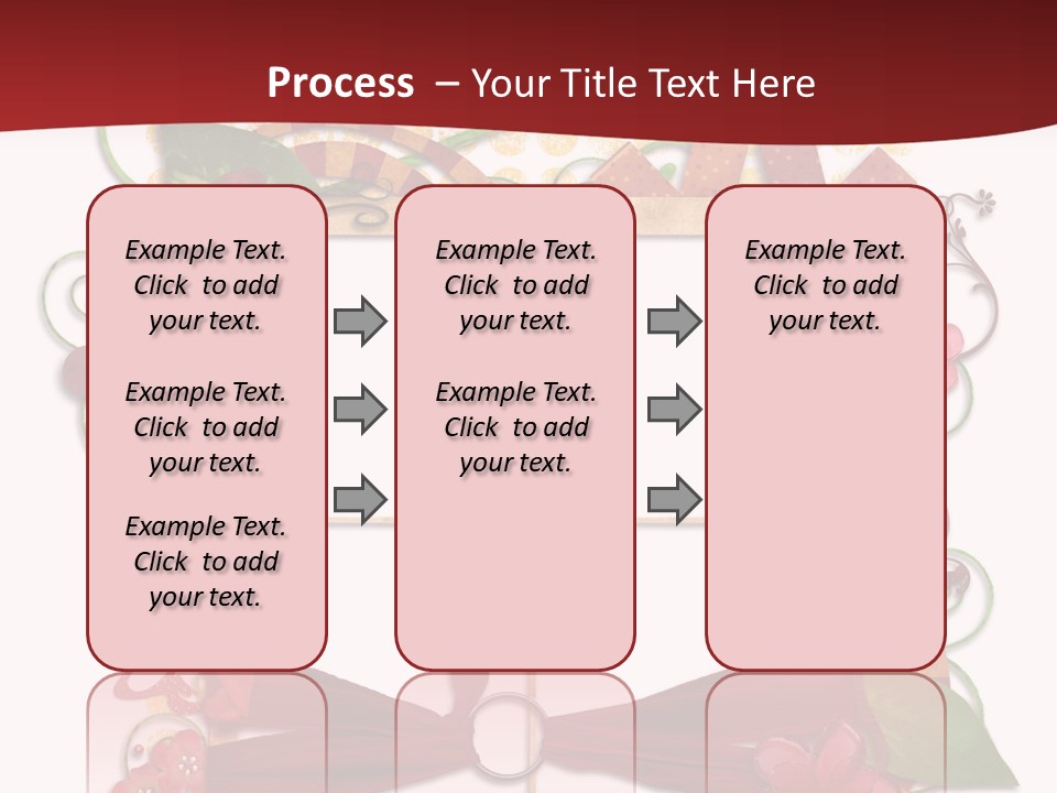Verziert Blumen Shabby PowerPoint Template