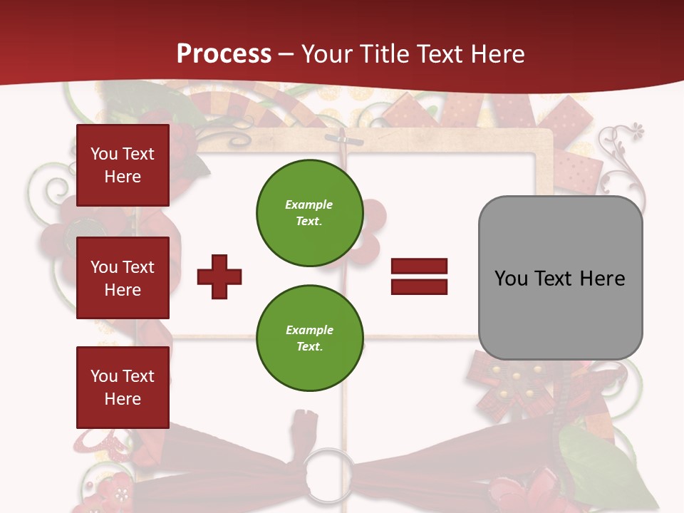 Verziert Blumen Shabby PowerPoint Template