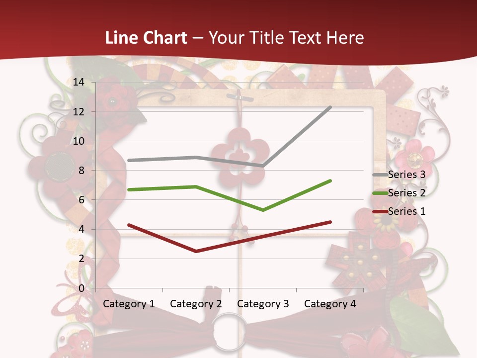Verziert Blumen Shabby PowerPoint Template