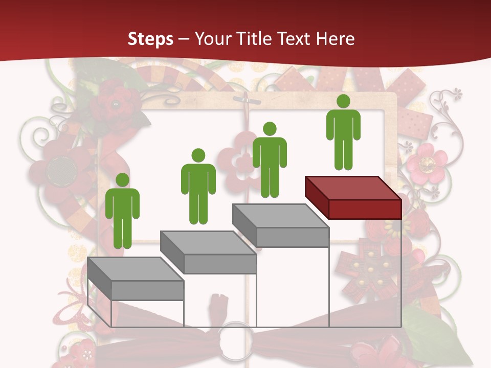 Verziert Blumen Shabby PowerPoint Template