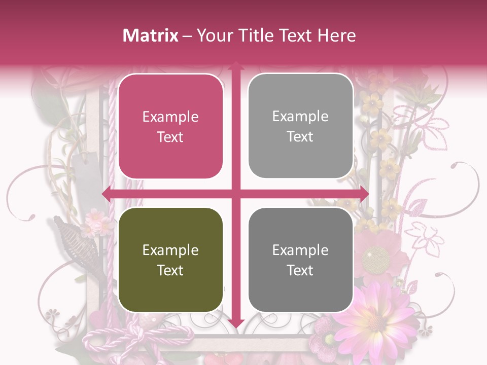 Scrapbooking Erinnerung Fotoalbum PowerPoint Template