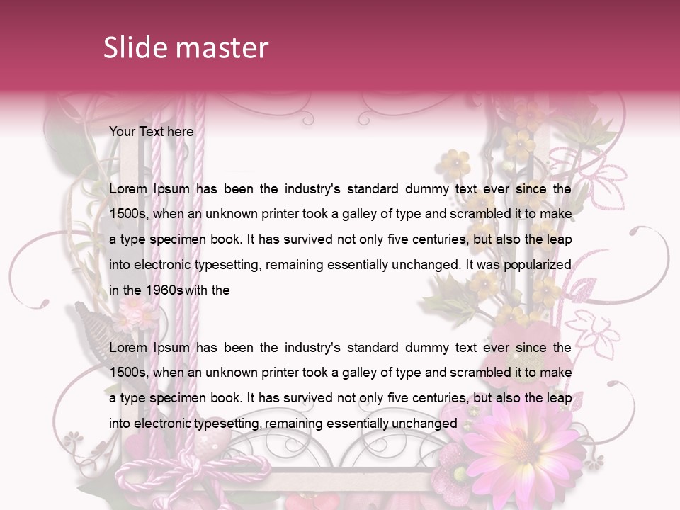 Scrapbooking Erinnerung Fotoalbum PowerPoint Template