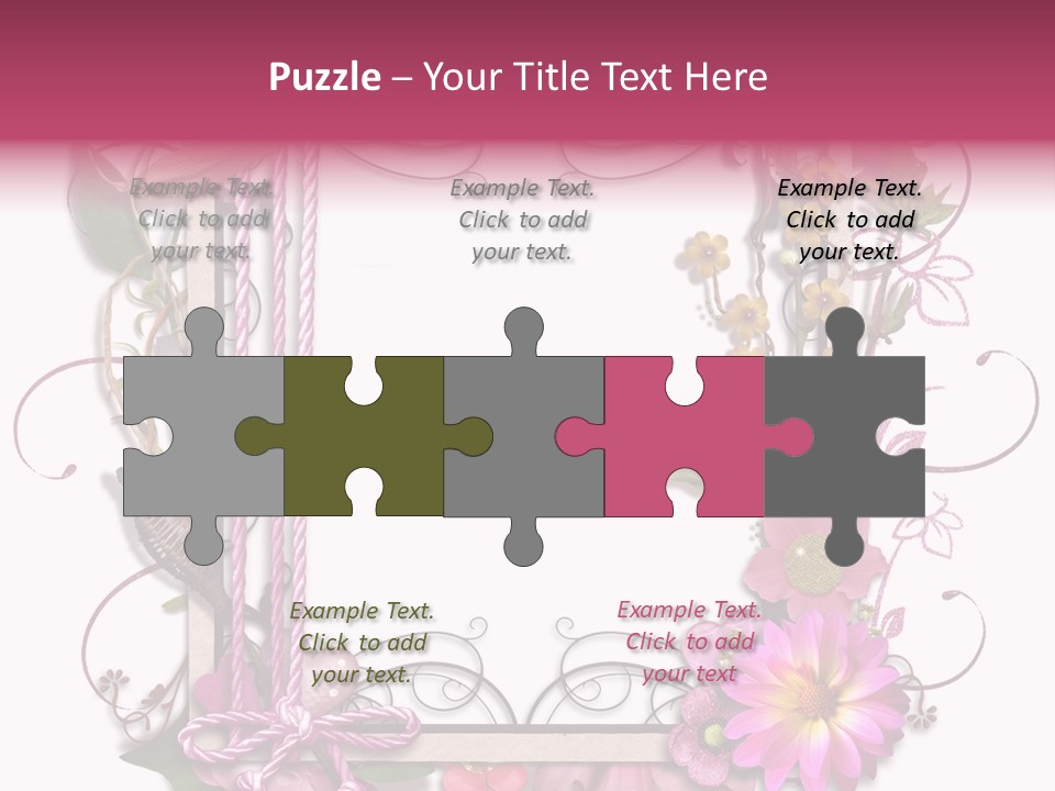 Scrapbooking Erinnerung Fotoalbum PowerPoint Template