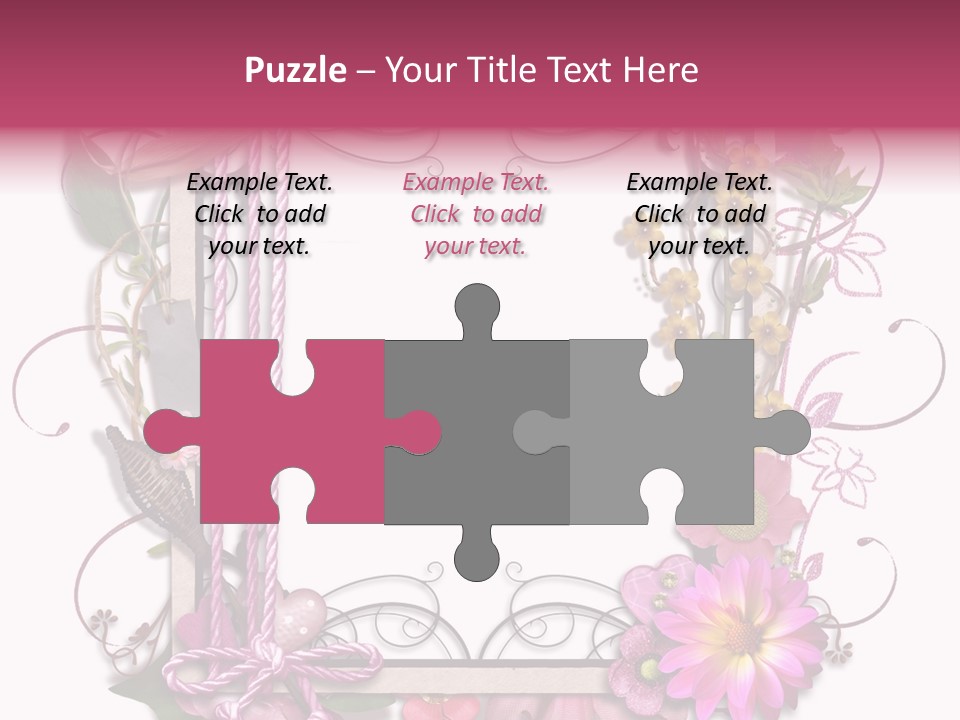 Scrapbooking Erinnerung Fotoalbum PowerPoint Template