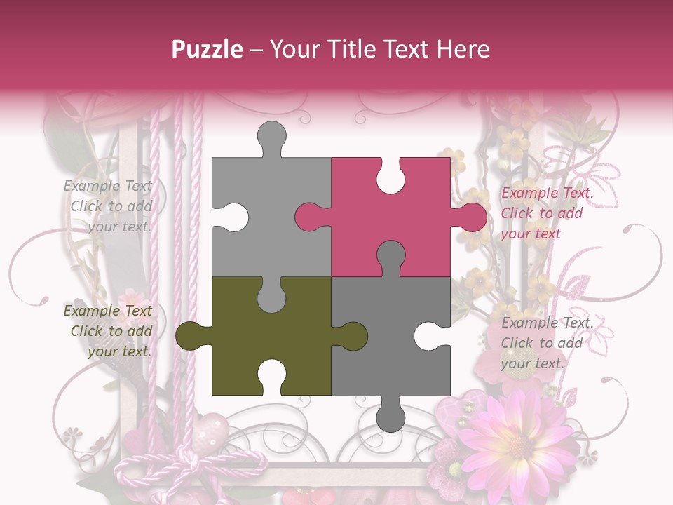 Scrapbooking Erinnerung Fotoalbum PowerPoint Template