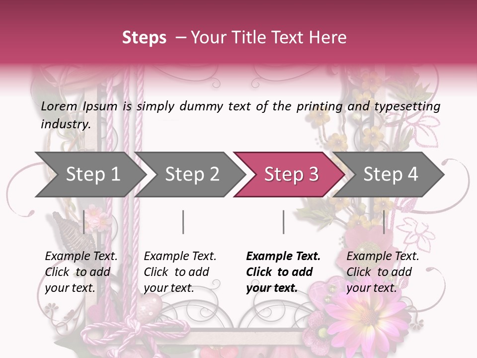 Scrapbooking Erinnerung Fotoalbum PowerPoint Template