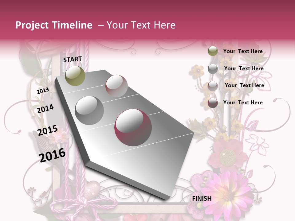 Scrapbooking Erinnerung Fotoalbum PowerPoint Template