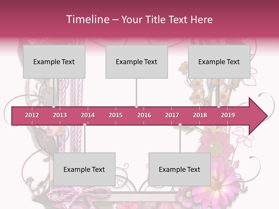 Scrapbooking Erinnerung Fotoalbum PowerPoint Template