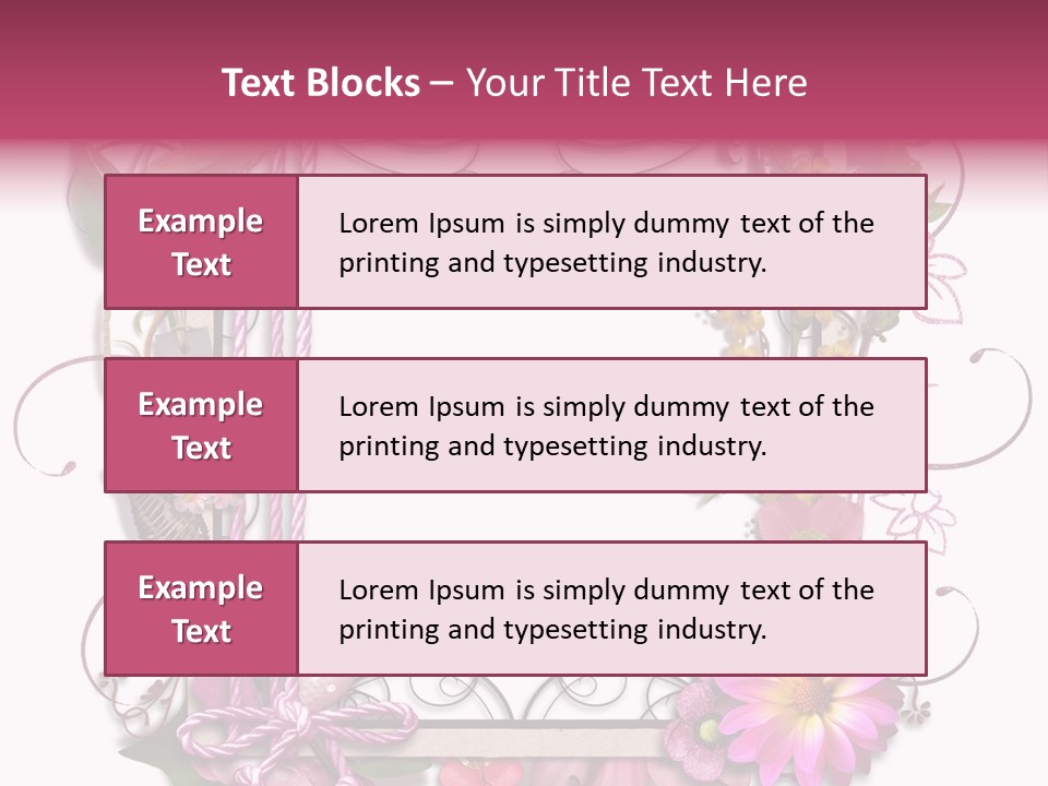 Scrapbooking Erinnerung Fotoalbum PowerPoint Template