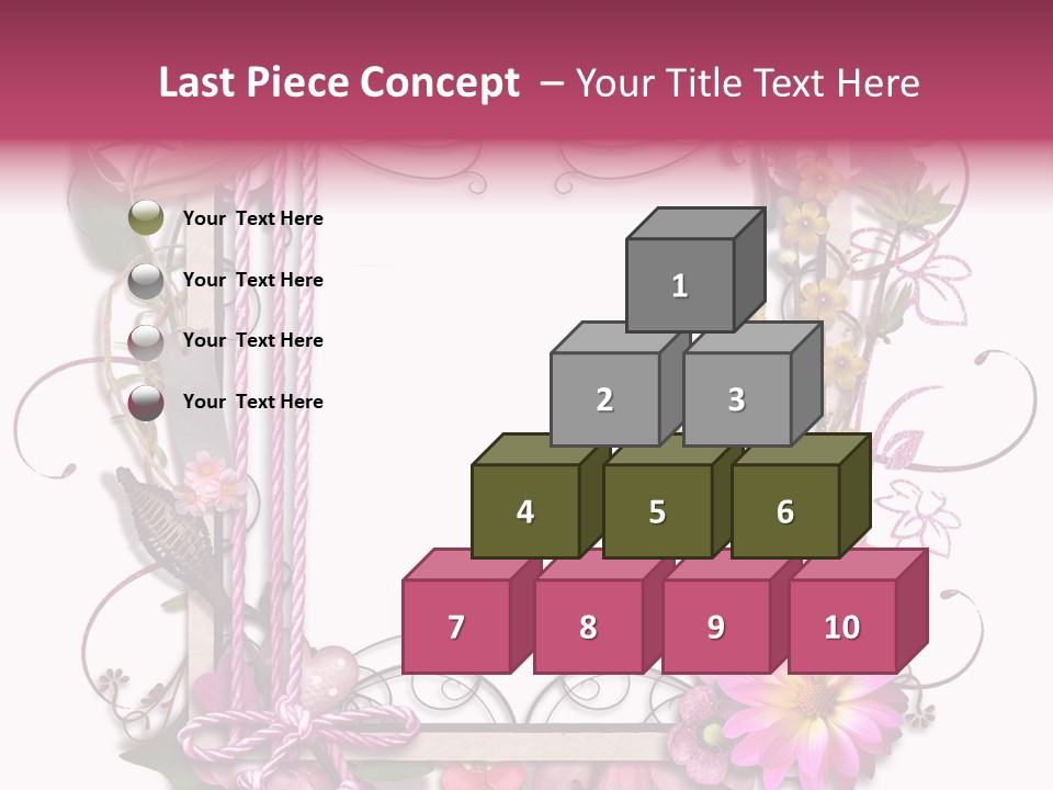 Scrapbooking Erinnerung Fotoalbum PowerPoint Template