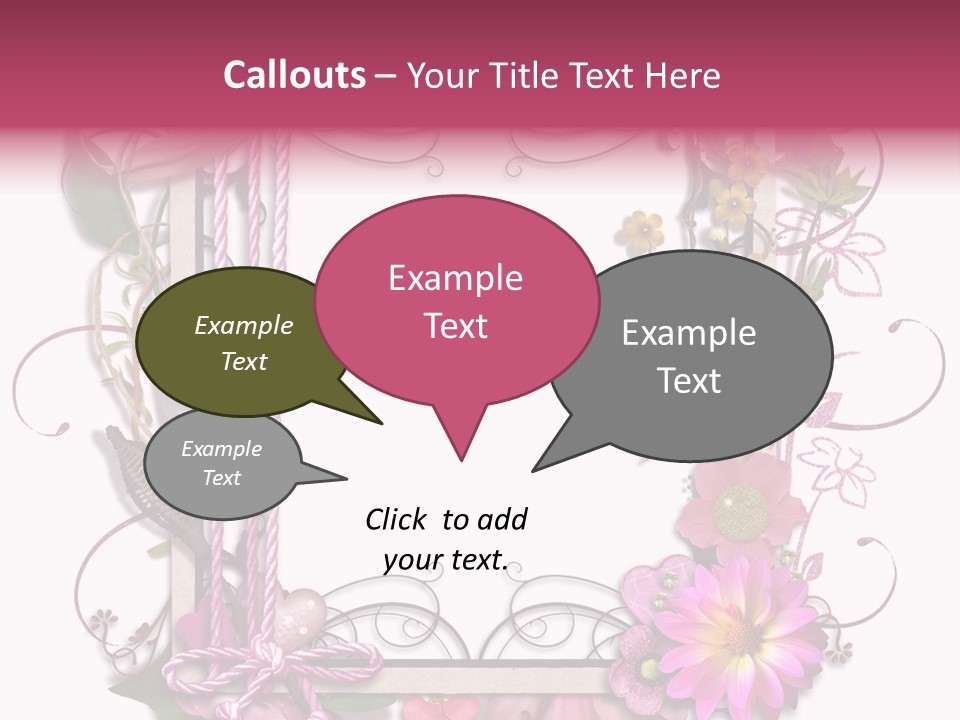 Scrapbooking Erinnerung Fotoalbum PowerPoint Template