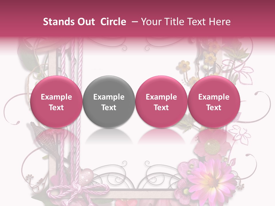 Scrapbooking Erinnerung Fotoalbum PowerPoint Template