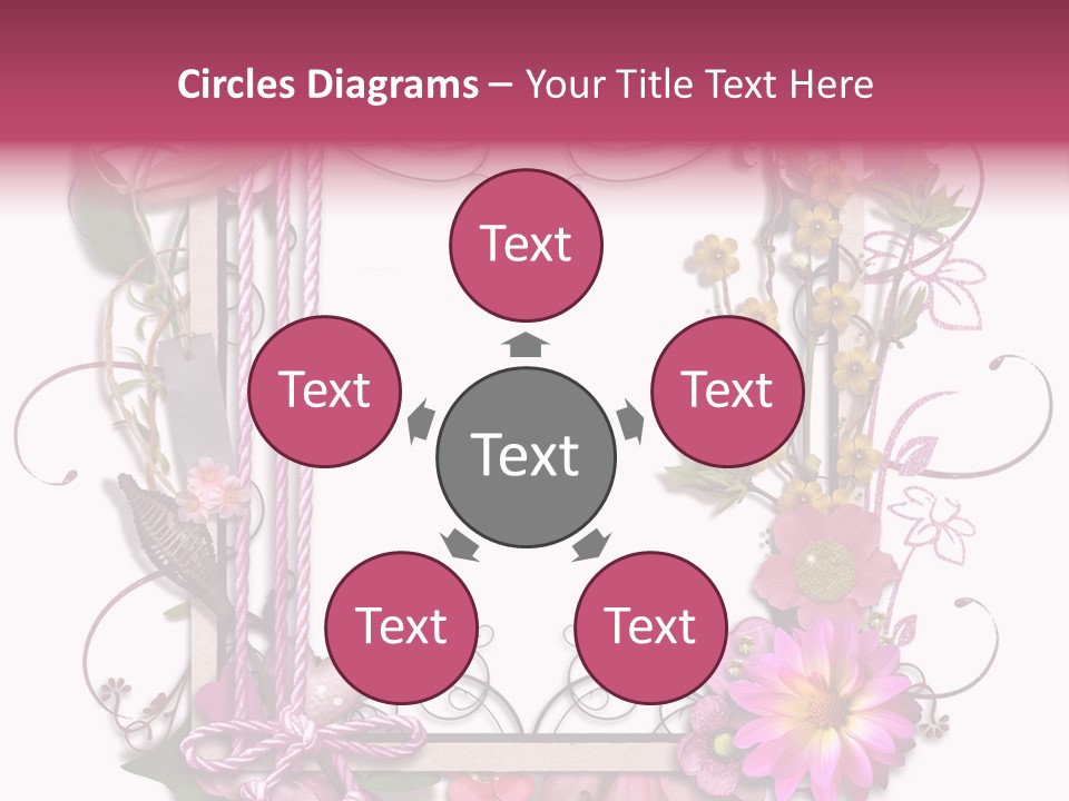 Scrapbooking Erinnerung Fotoalbum PowerPoint Template