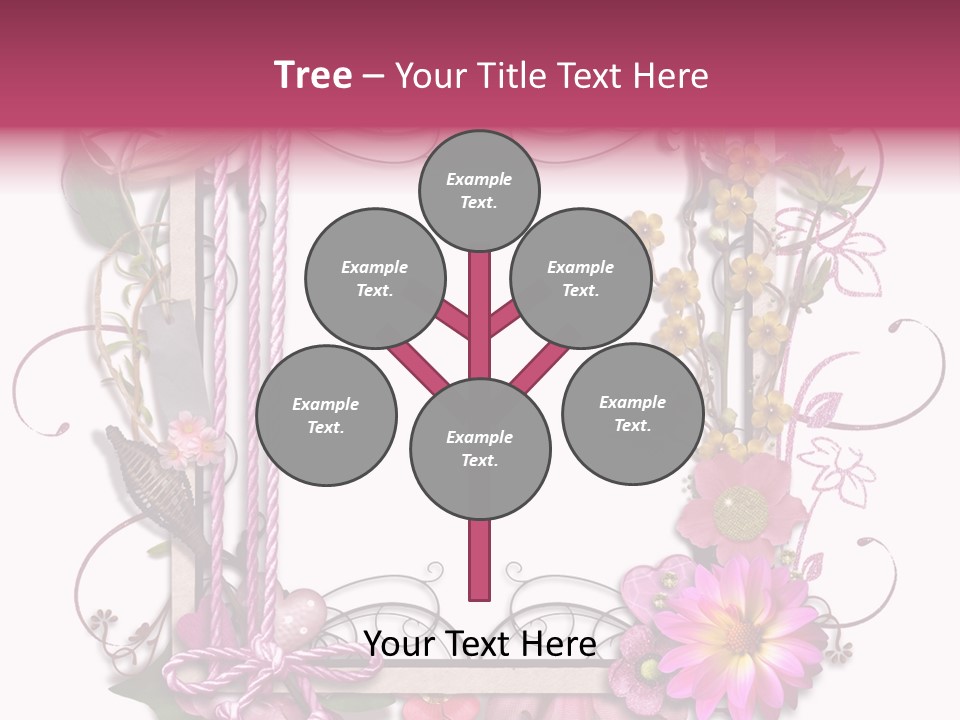 Scrapbooking Erinnerung Fotoalbum PowerPoint Template