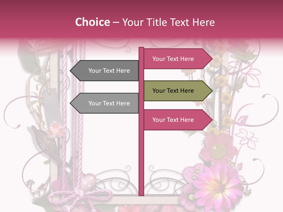 Scrapbooking Erinnerung Fotoalbum PowerPoint Template