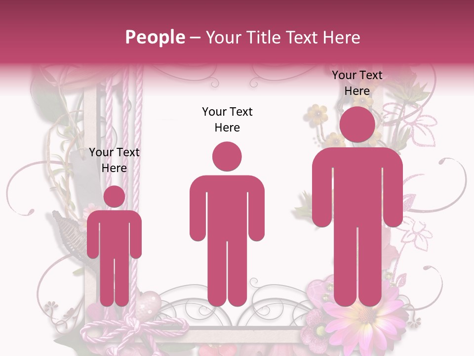 Scrapbooking Erinnerung Fotoalbum PowerPoint Template