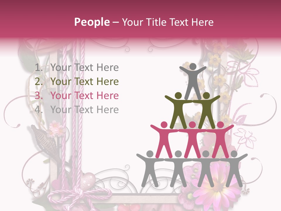 Scrapbooking Erinnerung Fotoalbum PowerPoint Template