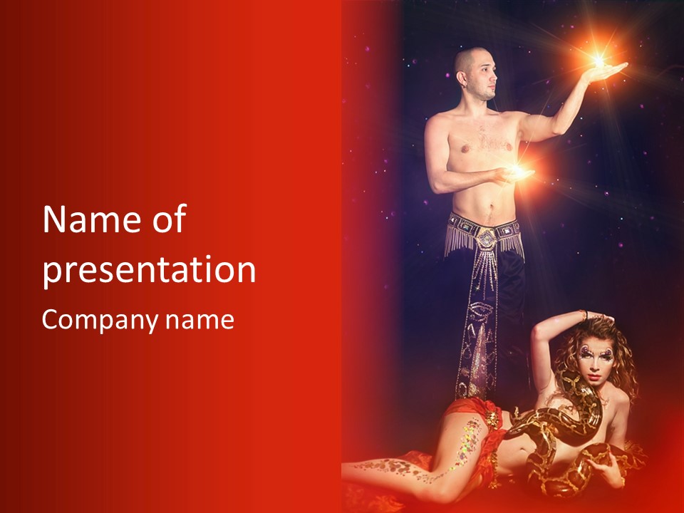 Captivate Circus Stylish PowerPoint Template