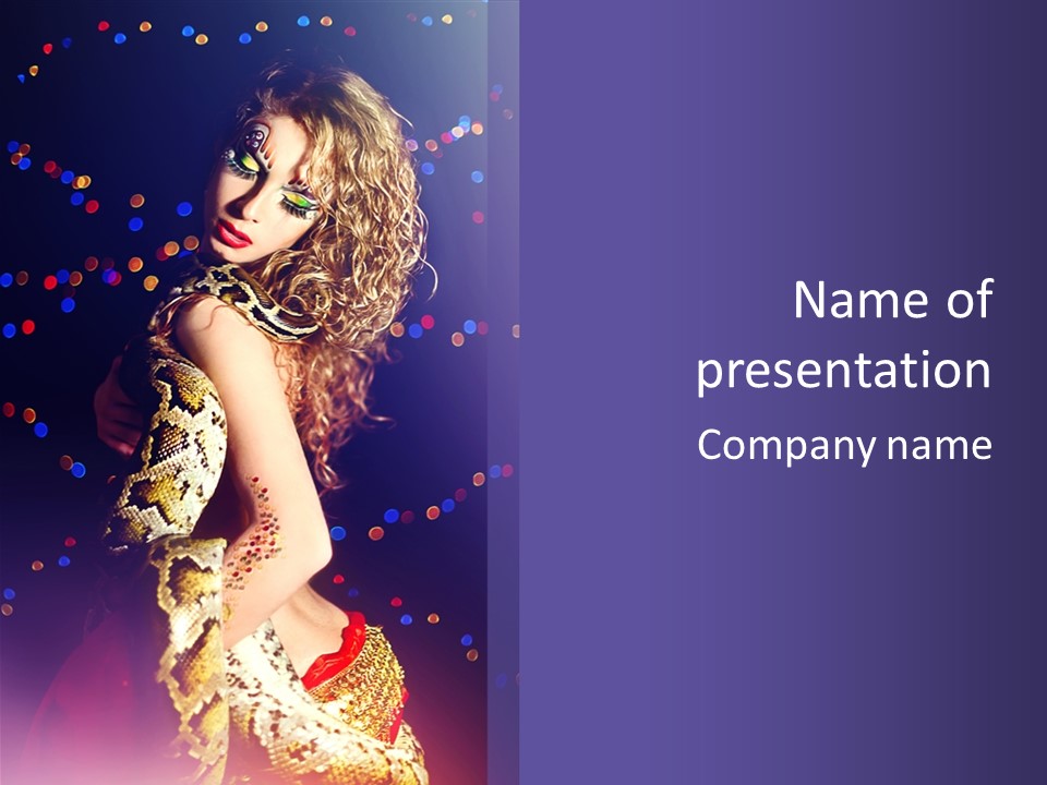 Makeup Y Trend PowerPoint Template