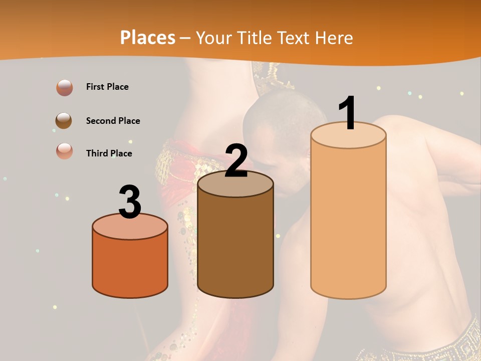 Sexy Lady Brunette PowerPoint Template