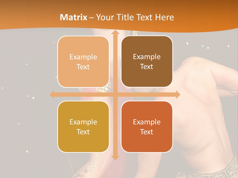 Sexy Lady Brunette PowerPoint Template