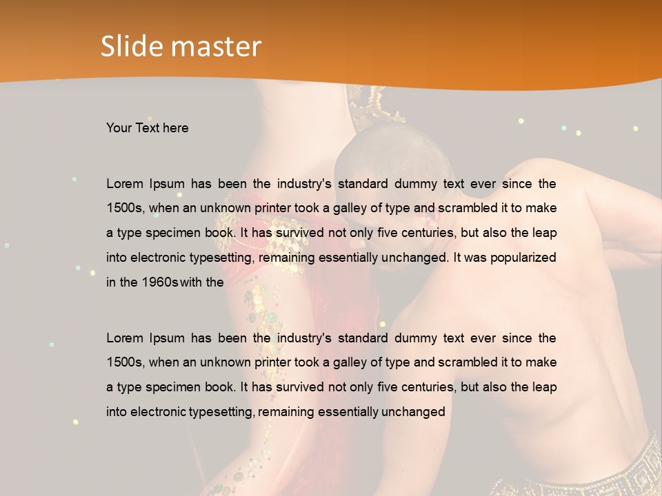 Sexy Lady Brunette PowerPoint Template
