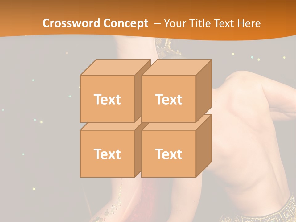 Sexy Lady Brunette PowerPoint Template