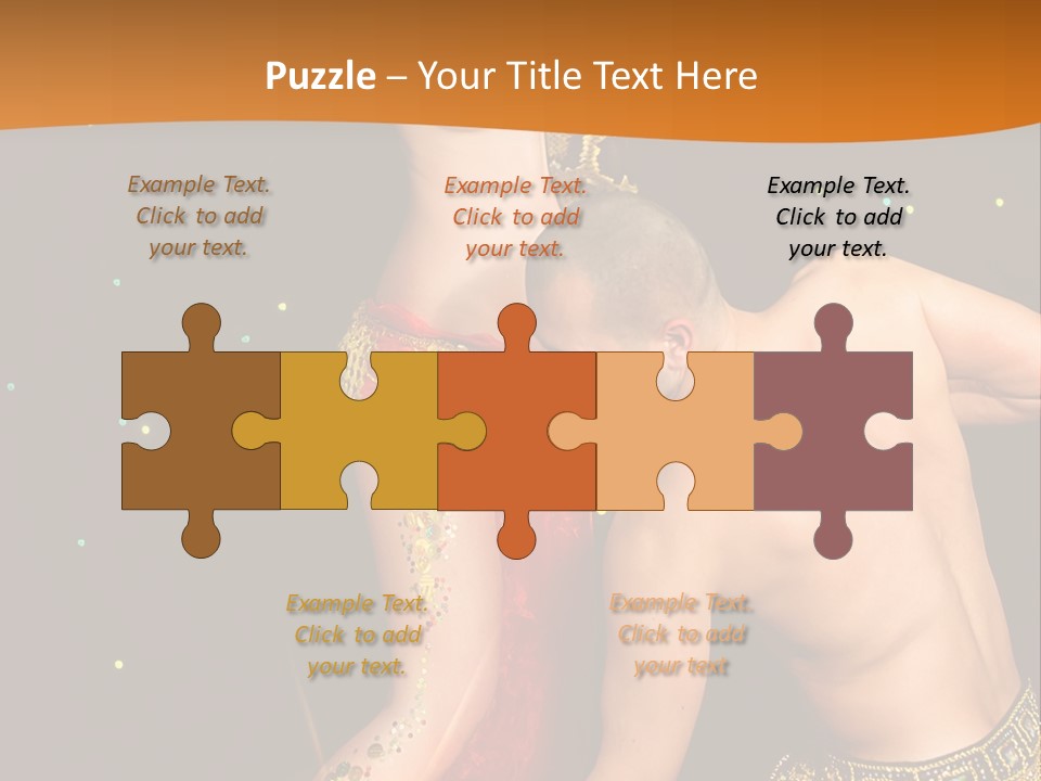 Sexy Lady Brunette PowerPoint Template