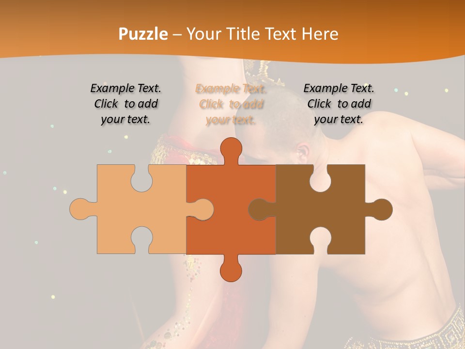 Sexy Lady Brunette PowerPoint Template