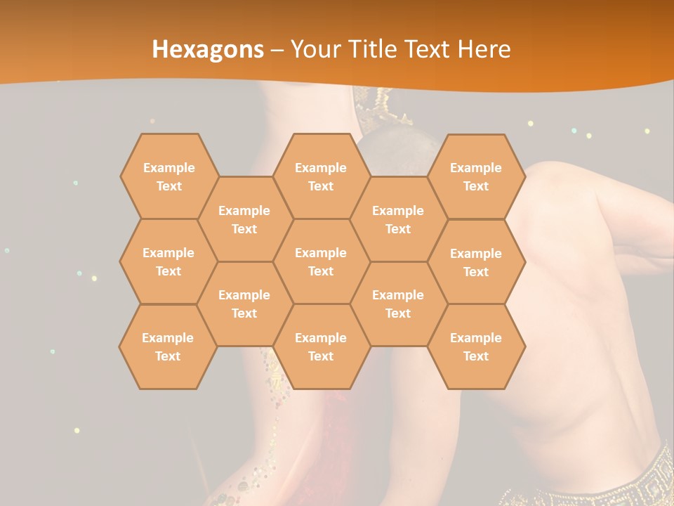 Sexy Lady Brunette PowerPoint Template