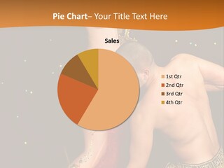 Sexy Lady Brunette PowerPoint Template