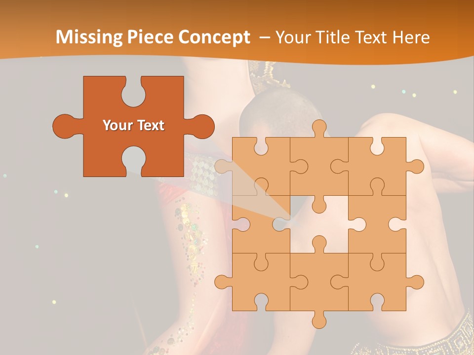 Sexy Lady Brunette PowerPoint Template