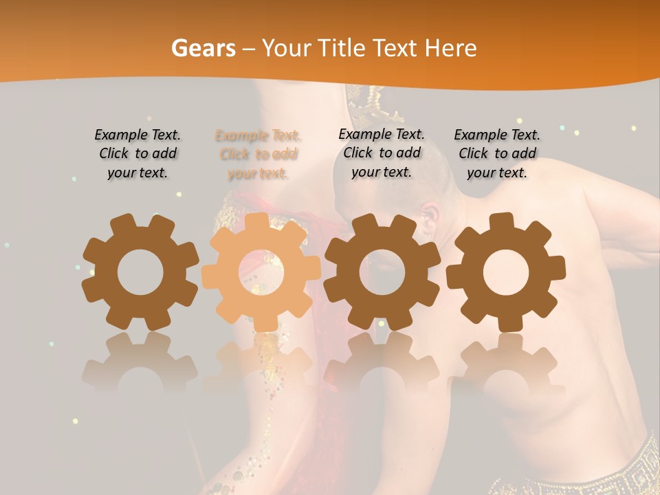 Sexy Lady Brunette PowerPoint Template