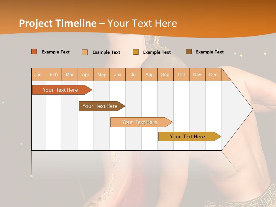 Sexy Lady Brunette PowerPoint Template