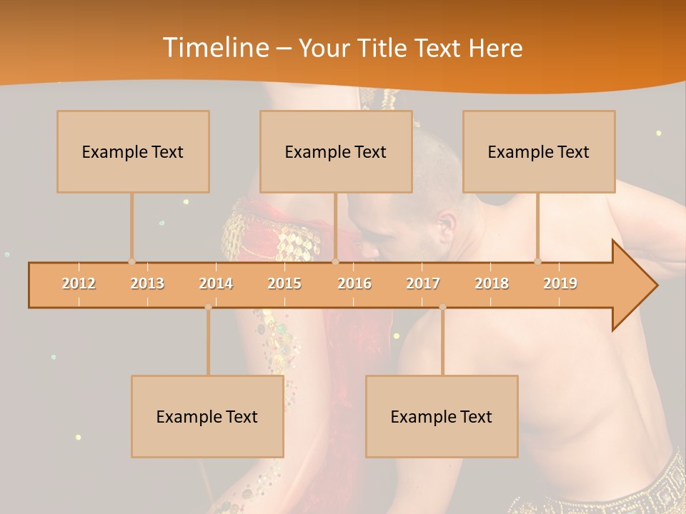 Sexy Lady Brunette PowerPoint Template