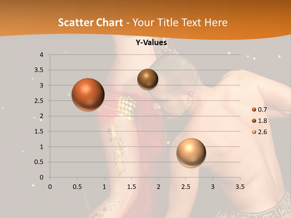 Sexy Lady Brunette PowerPoint Template