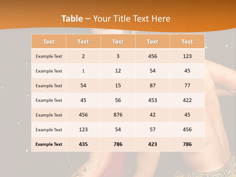 Sexy Lady Brunette PowerPoint Template