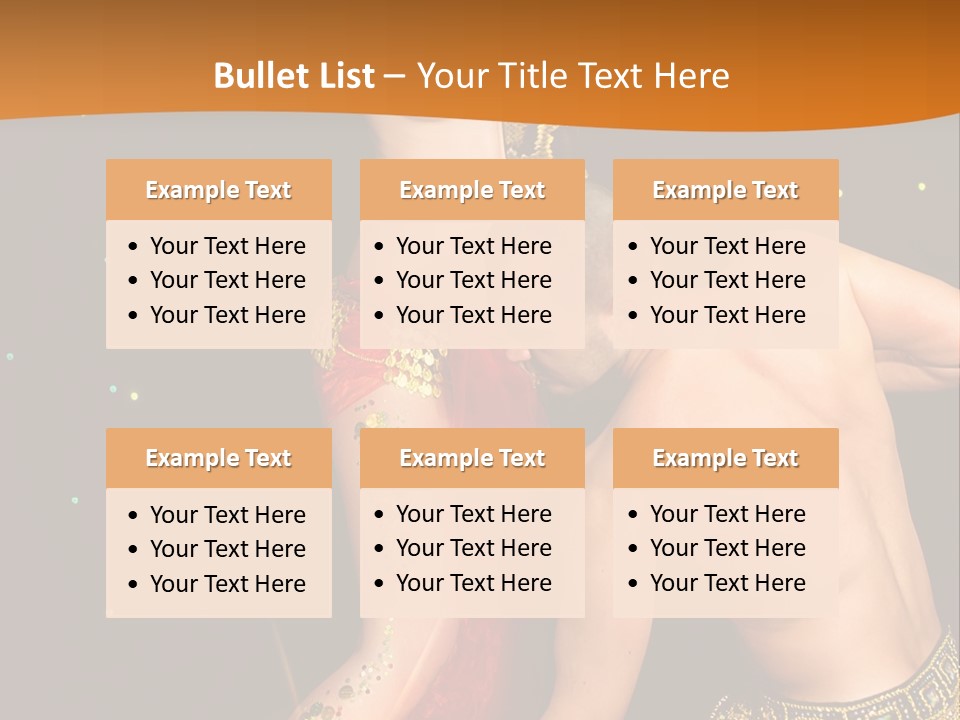 Sexy Lady Brunette PowerPoint Template