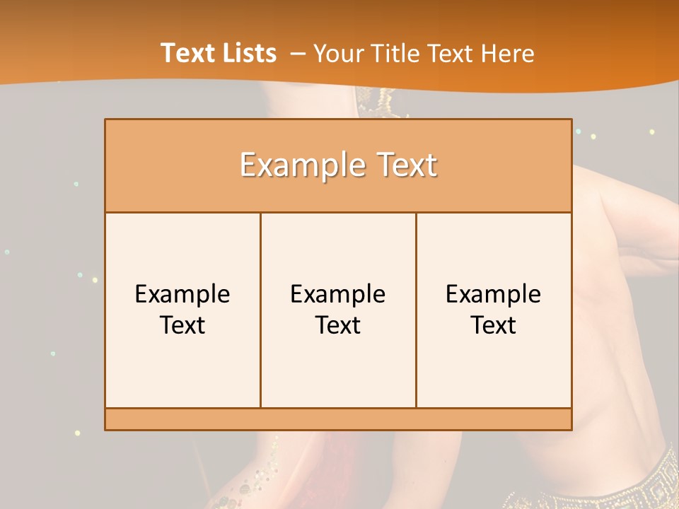 Sexy Lady Brunette PowerPoint Template