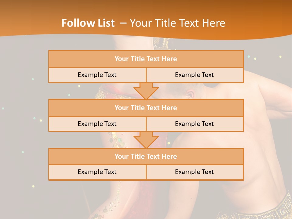 Sexy Lady Brunette PowerPoint Template