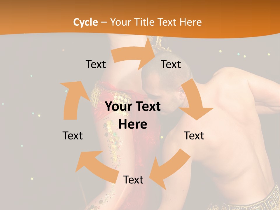 Sexy Lady Brunette PowerPoint Template