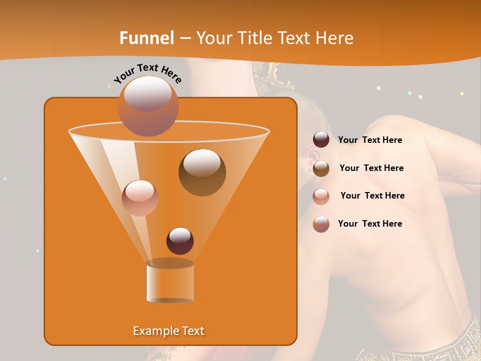 Sexy Lady Brunette PowerPoint Template