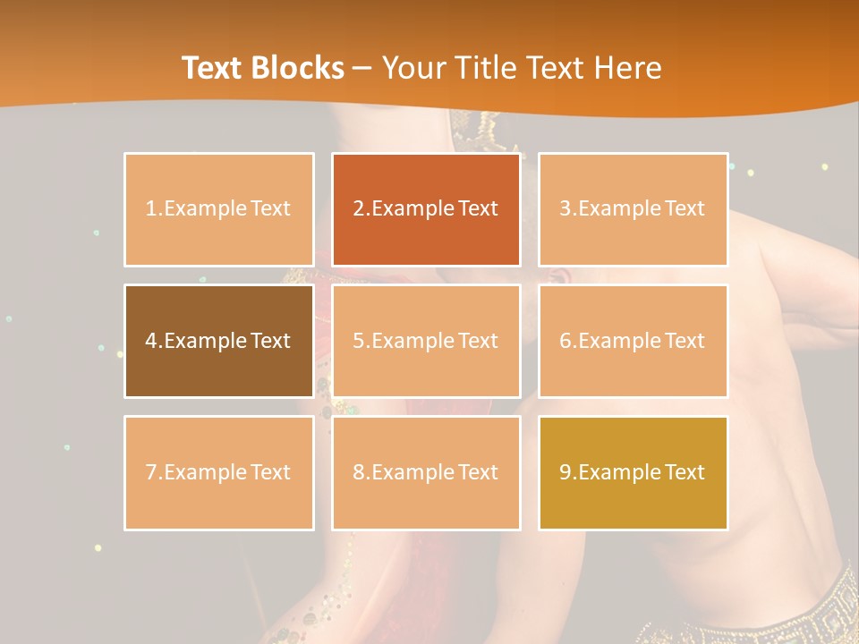 Sexy Lady Brunette PowerPoint Template