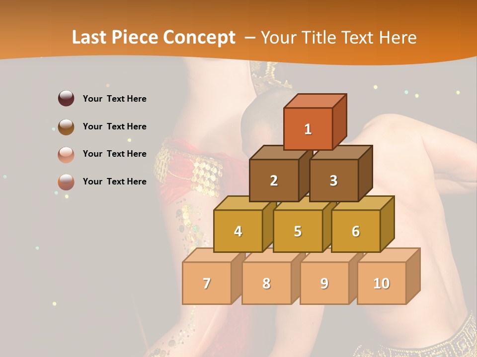 Sexy Lady Brunette PowerPoint Template