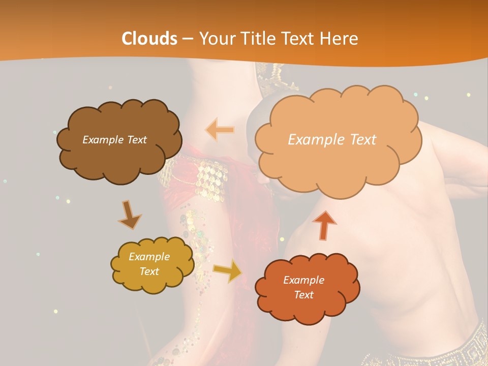 Sexy Lady Brunette PowerPoint Template