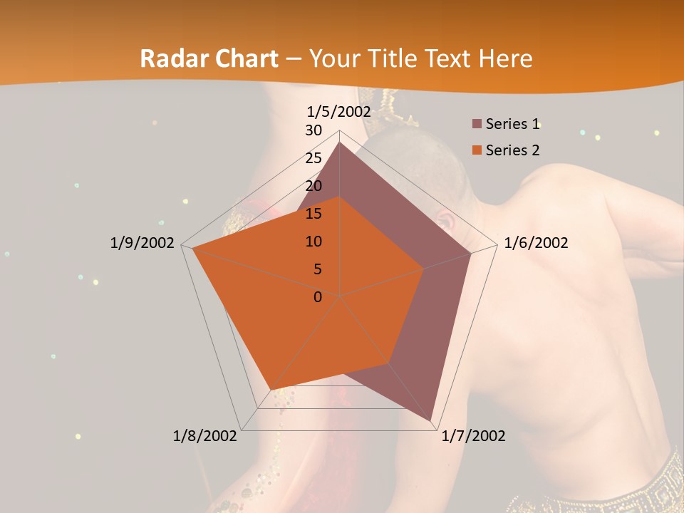 Sexy Lady Brunette PowerPoint Template