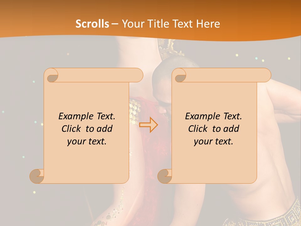 Sexy Lady Brunette PowerPoint Template